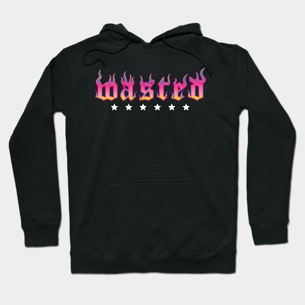 Wasted Flames Tattoo Six Hoodie by Rabbit’s Hole